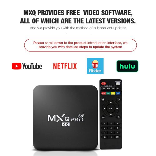 Generic Boîtier Tv Box Mxq Pro Android 12 4K 2,4 G/5,8 G Wi-Fi 5G Quad Core