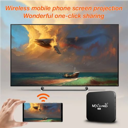 Generic Boîtier Tv Box Mxq Pro Android 12 4K 2,4 G/5,8 G Wi-Fi 5G Quad Core